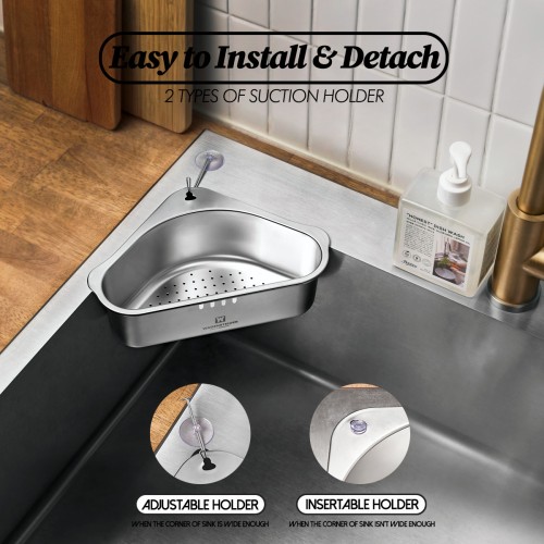 Triangular Stainless Steel Sink Cady