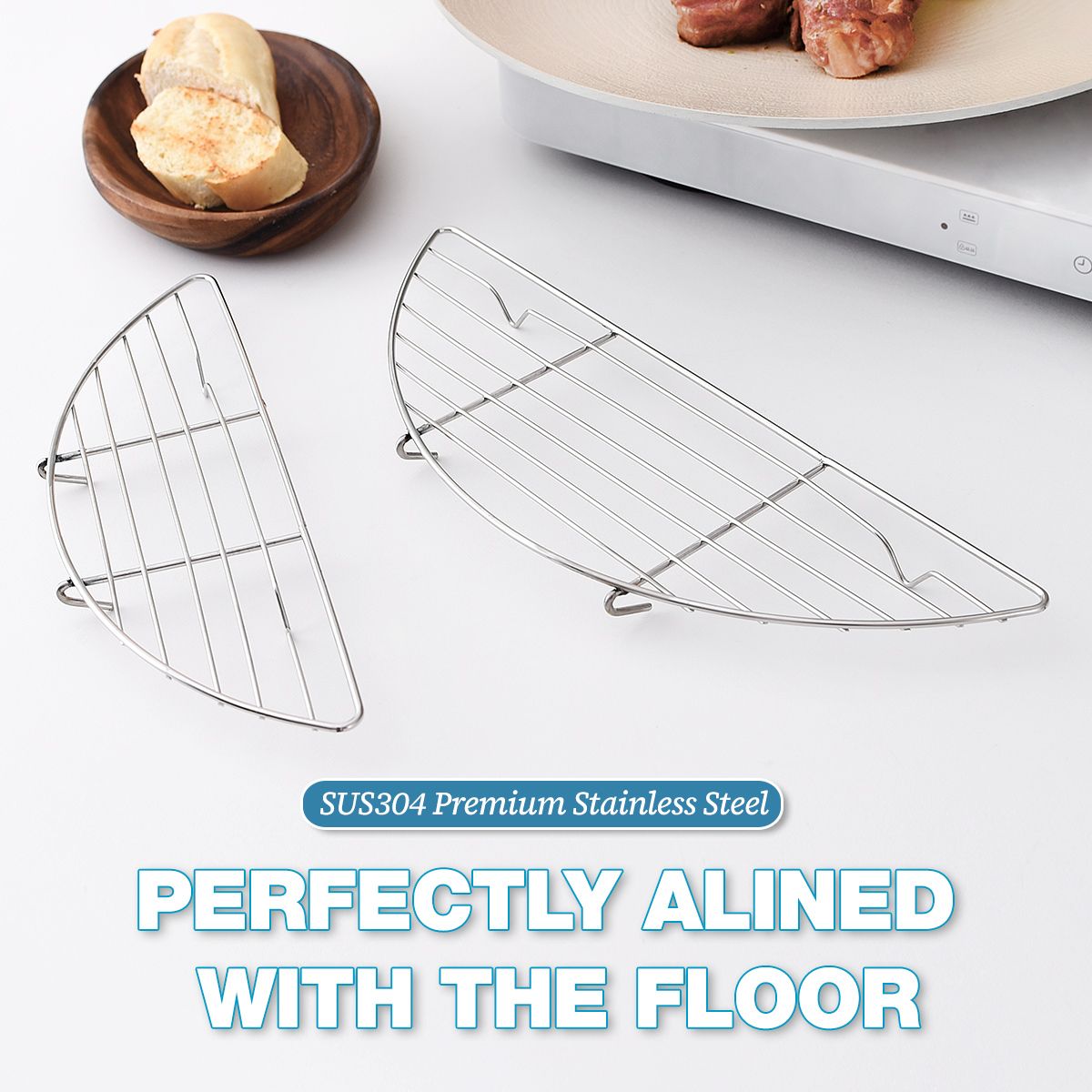 Fitting Rack for Korean-Style Aluminum Griddle 32cm