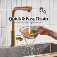 WAGENSTEIGER Stainless Steel Sink Strainer & Drain Protector - SUS304, Durable, Efficient, Easy to Clean