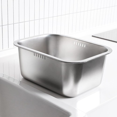 WAGENSTEIGER Stainless Steel Washing-Up Bowl - 10L, Durable, Rust-Resistant, Multipurpose Kitchen Dishpan
