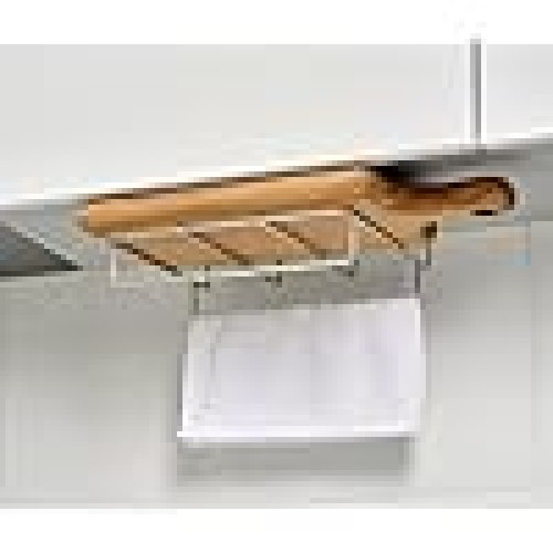 3-Tier Adjustable Hanging Kitchen Tool Rack with Hooks