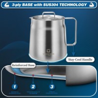 WAGENSTEIGER Stainless Steel Saucepan  2L Kettle Pot, Induction Compatible, Durable & Versatile for Cooking