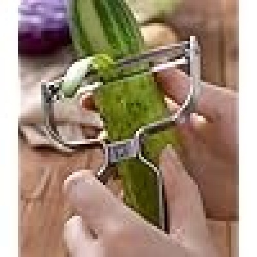 100% Stainless Steel Double-Sided Blade Peeler