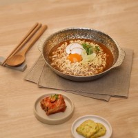 Stainless Steel 3-Ply Sukiyaki Pan with Aluminum Core, Salad Bowl with Handle, Multi-Use (4 different sizes)