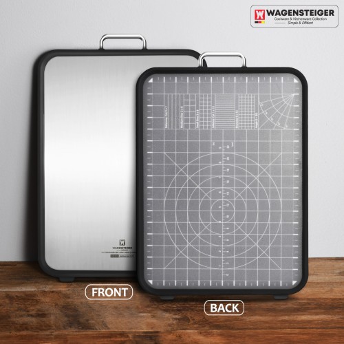Double-Sided Stainless Steel Cutting Board