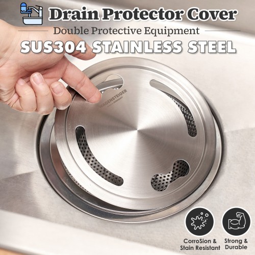Klar Heavy Duty Sink Strainer with Drain Protector