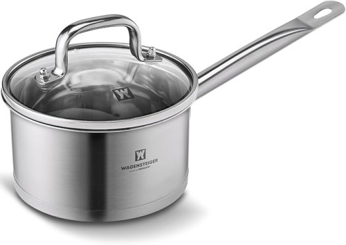 Tier 2.23 Quart 3-Ply Stainless Steel Saucepan (0032)
