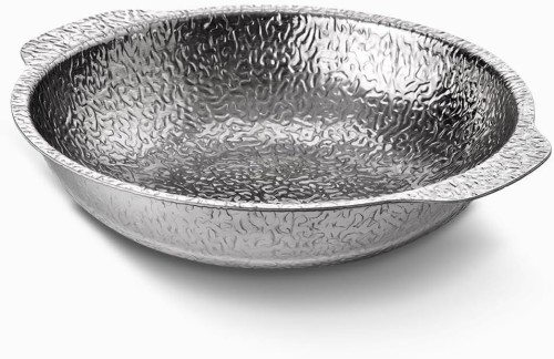 Stainless Steel 3-Ply Sukiyaki Pan with Aluminum Core, Salad Bowl with Handle, Multi-Use (4 different sizes)