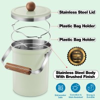 Kitchen Compost Bin 3L Mint Green