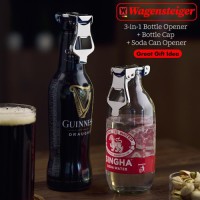 3-in-1 SUS304 Stainless Steel Bottle Opener, Seal Cap & Can Opener – Perfect for Travel and Home